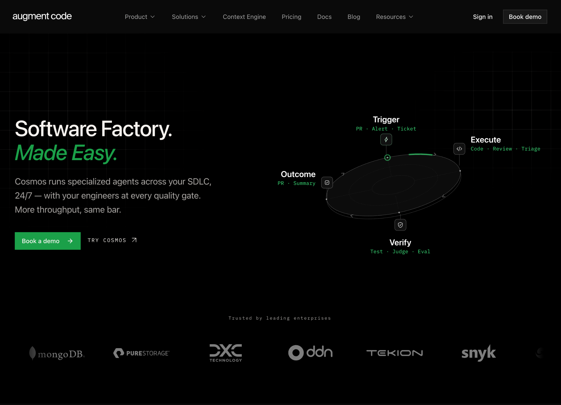 Augment Code product screenshot
