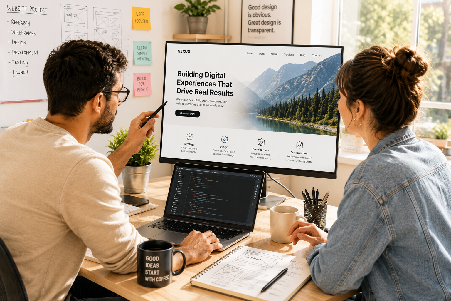 Website design and development